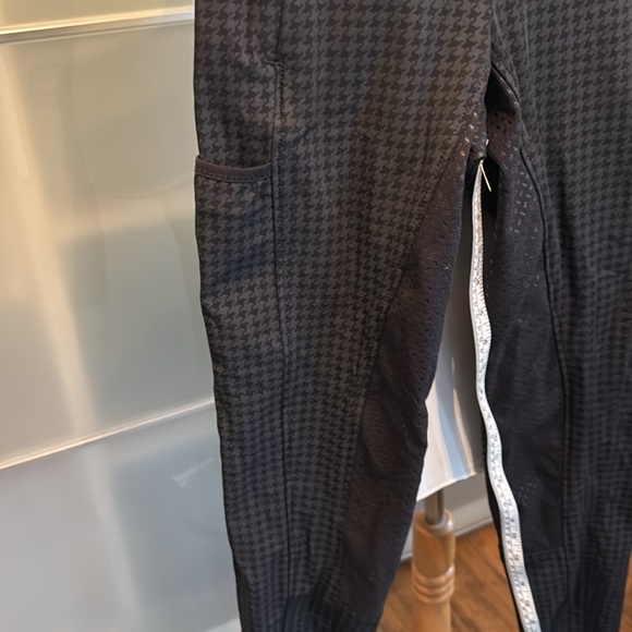 Pikeur Black and gray Checkered full seat riding breeches.  Perfect condition. - Picture 2 of 7